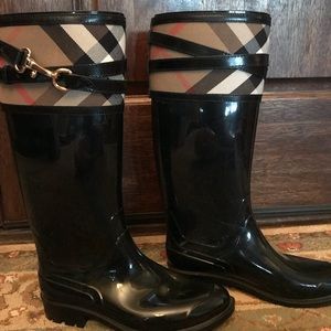 Authentic Burberry Rain Boots